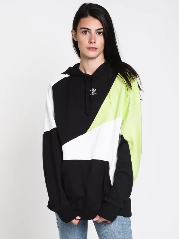 WOMENS COLOUR BLOCK PULLOVER HDY - B/W - CLEARANCE sold by Boathouse