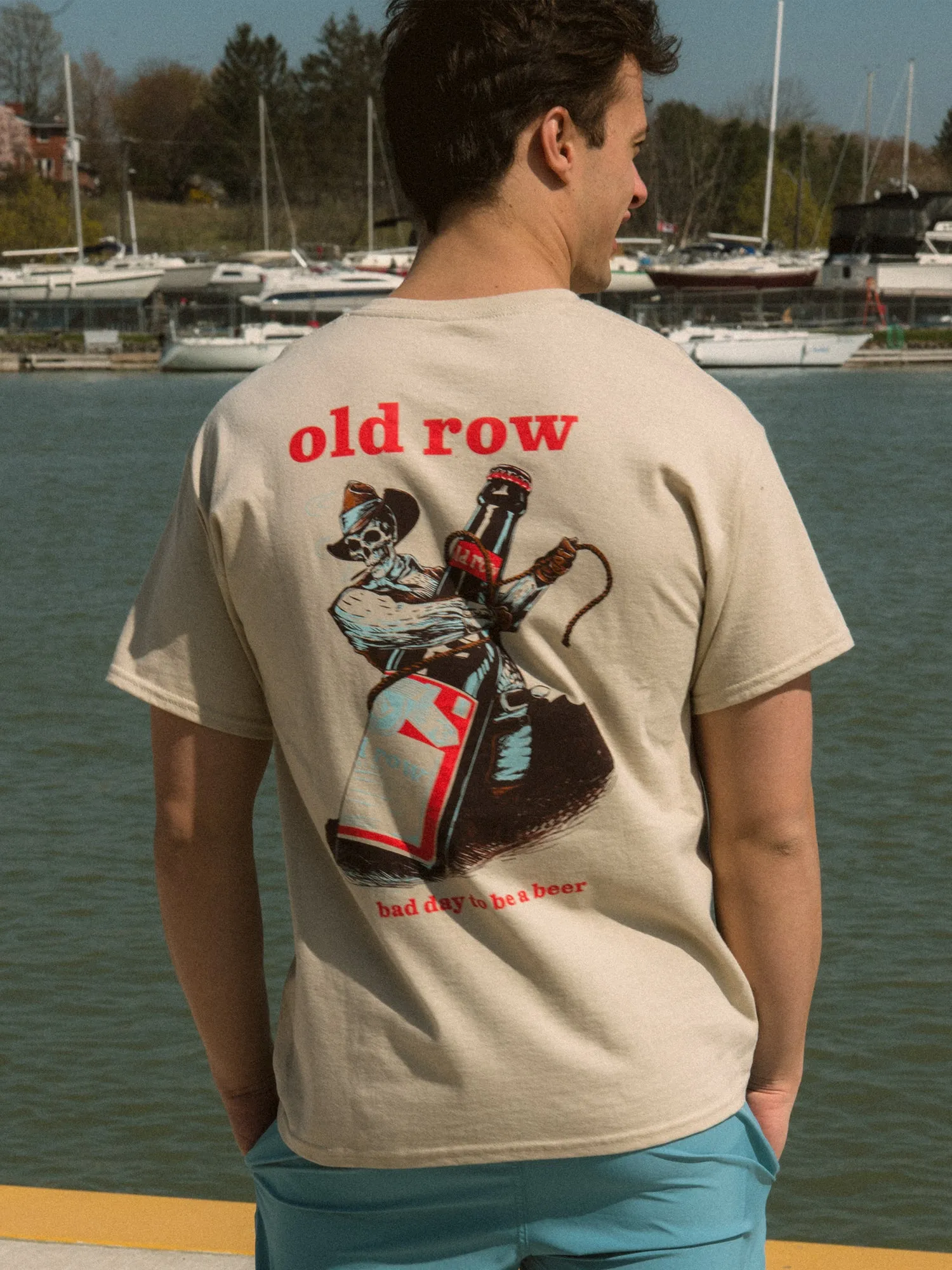OLD ROW BDTBAB WRANGLER POCKET T-SHIRT - CLEARANCE sold by Boathouse