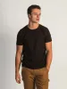 VICTOR CREWNECK TEE - BROWN sold by Boathouse
