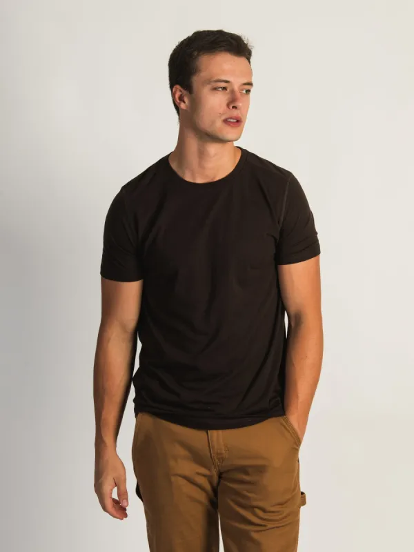 VICTOR CREWNECK TEE - BROWN sold by Boathouse