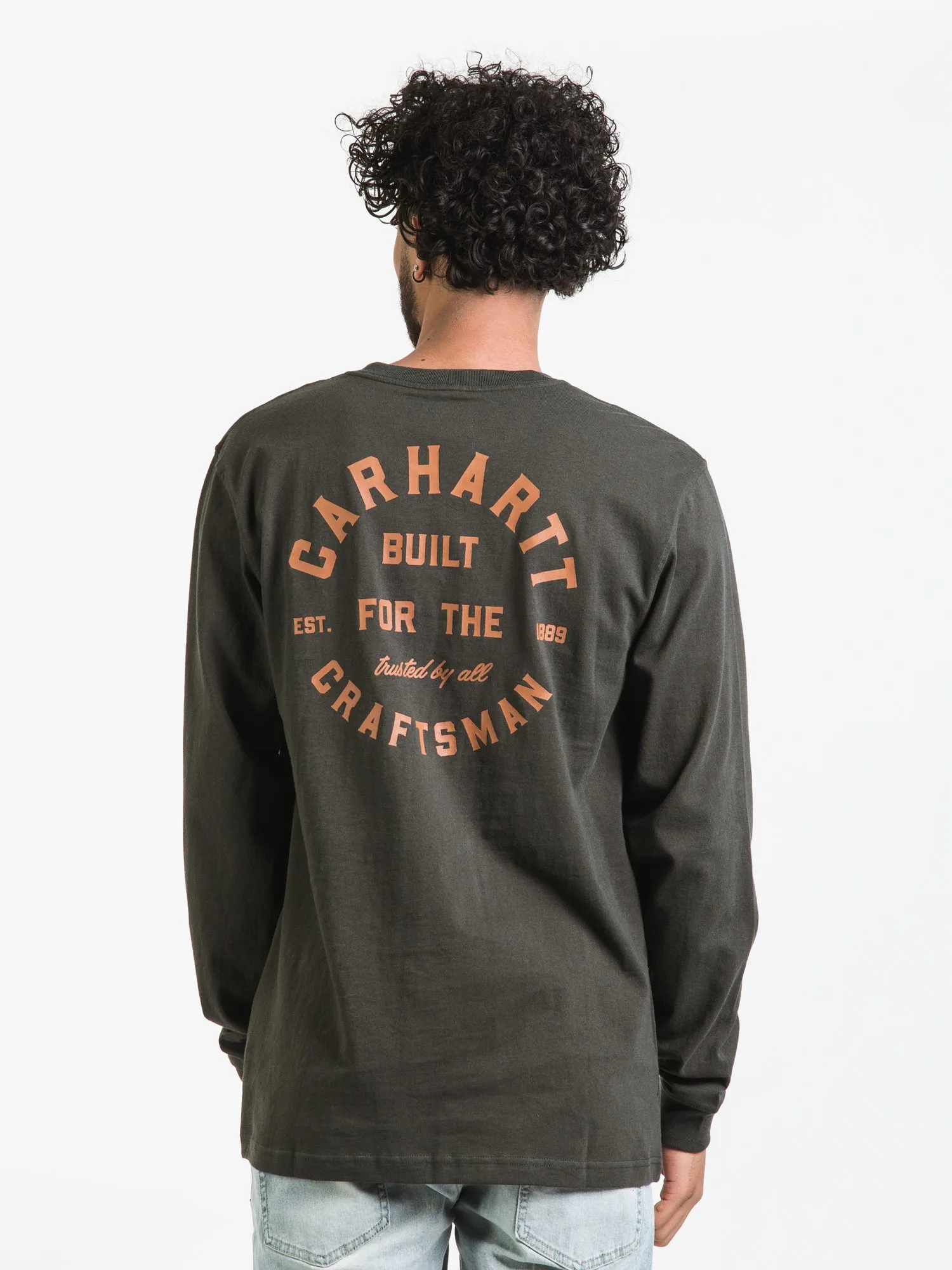 CARHARTT LONG SLEEVE POCKET CRAFTMAN GRAPHIC TEE - CLEARANCE sold by Boathouse product image thumbnail 2
