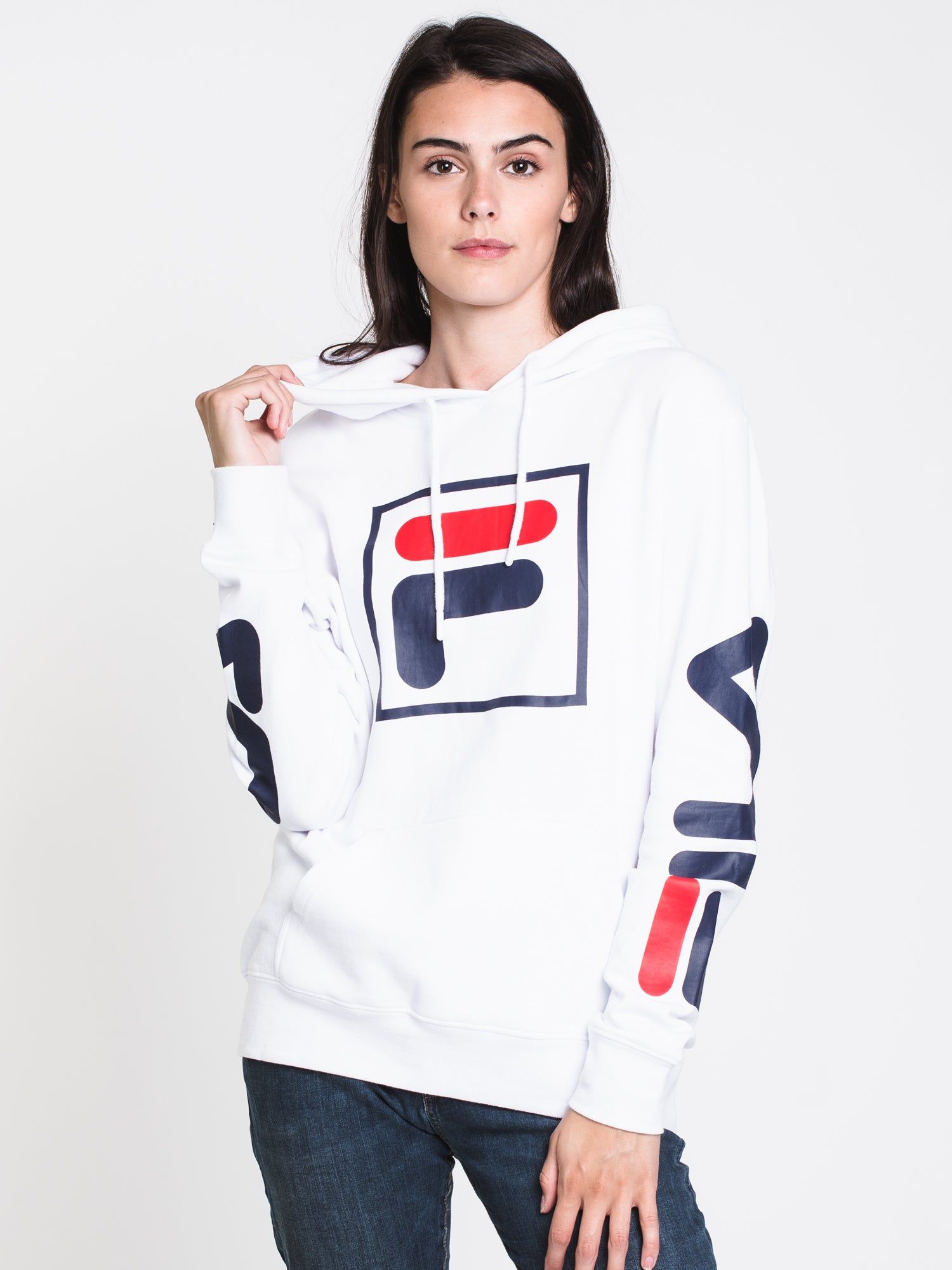 WOMENS SCARLETT PULLOVER HOODIE - WHITE - CLEARANCE sold by Boathouse