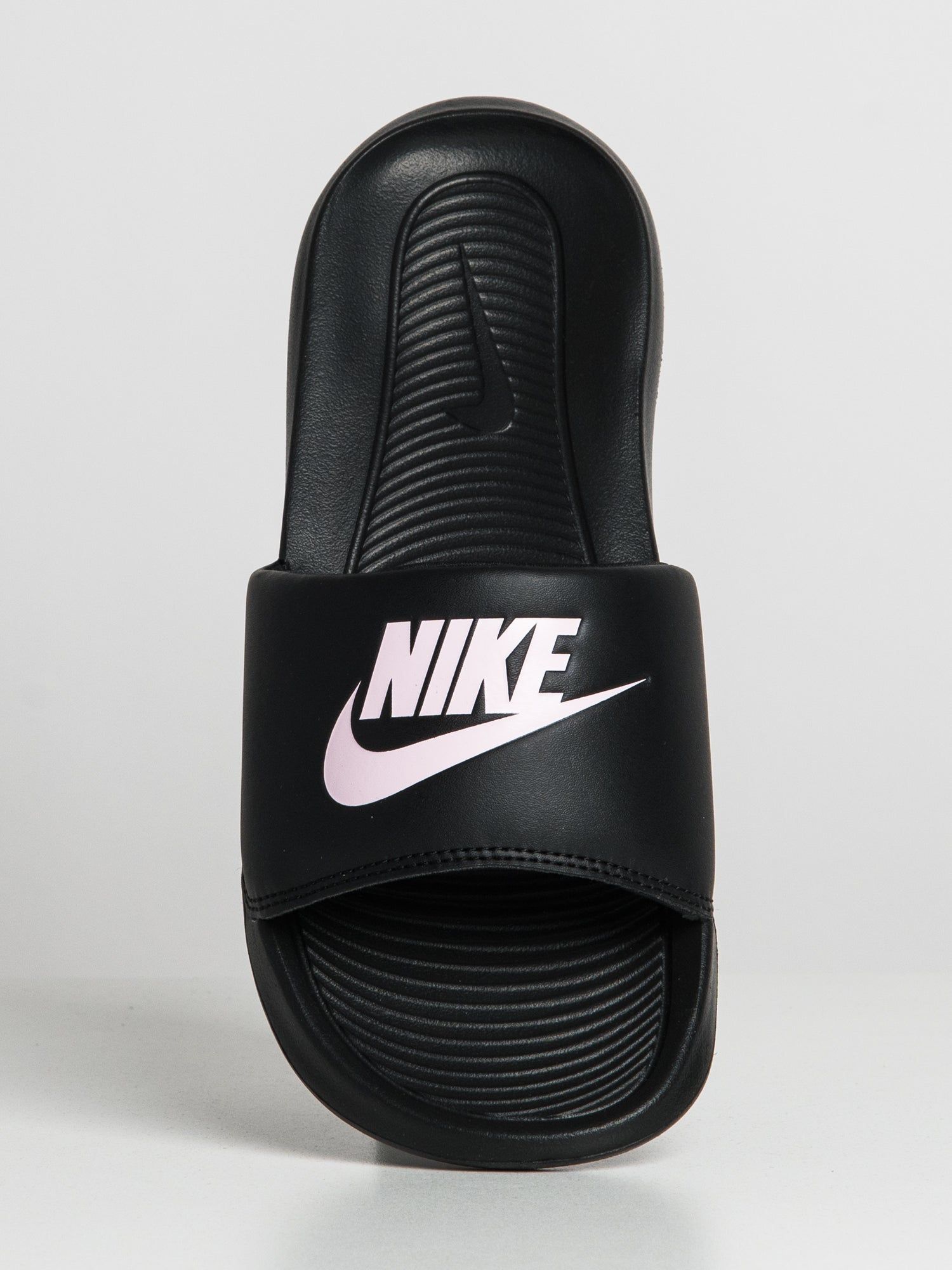 WOMENS NIKE VICTORI ONE SLIDES - BLACK/LIGHT ARCTIC PINK sold by Boathouse product image thumbnail 5
