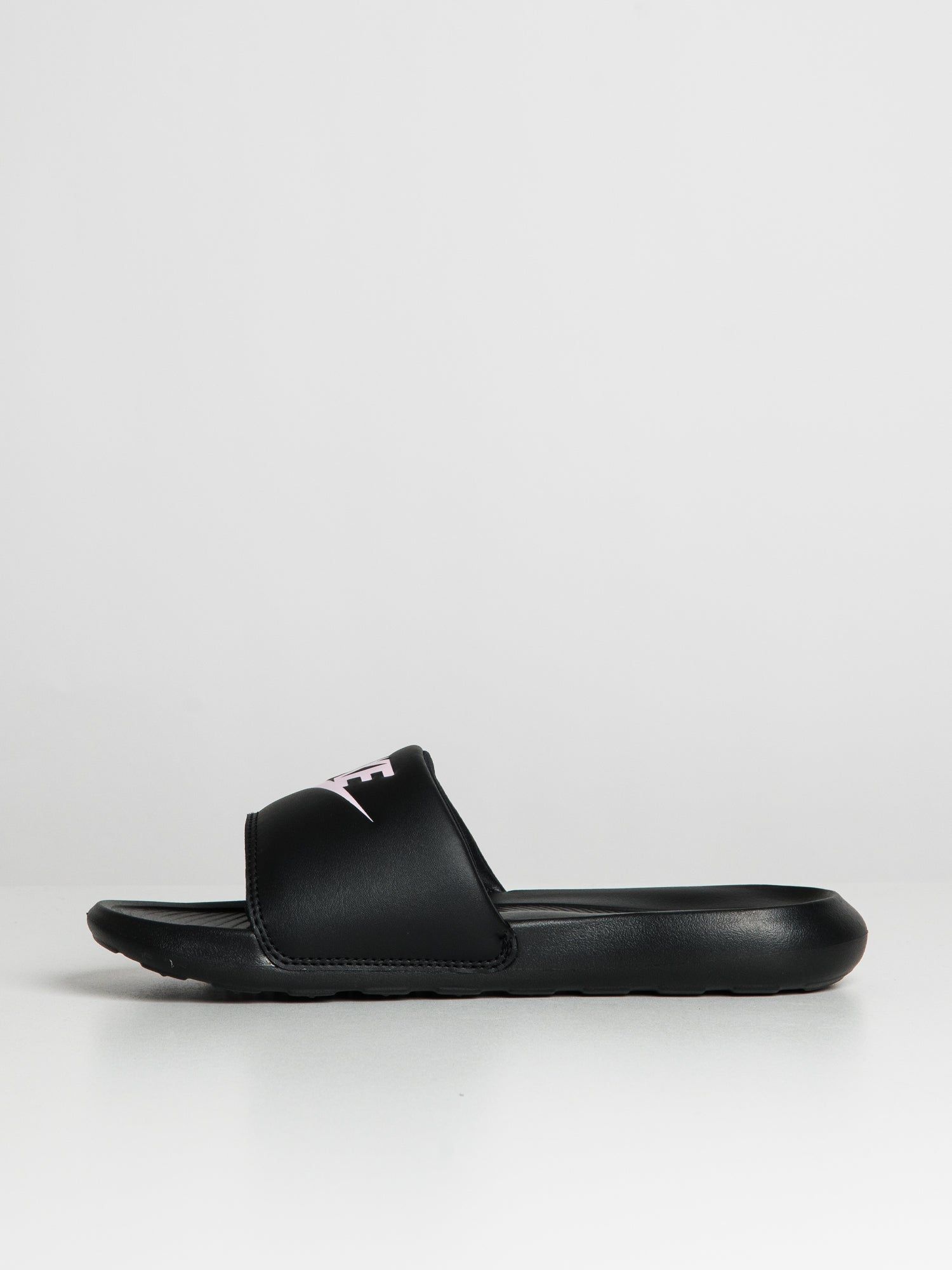 WOMENS NIKE VICTORI ONE SLIDES - BLACK/LIGHT ARCTIC PINK sold by Boathouse product image thumbnail 4