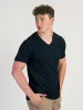 VICTOR V-NECK TEE - NAVY sold by Boathouse