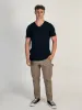 VICTOR V-NECK TEE - NAVY sold by Boathouse