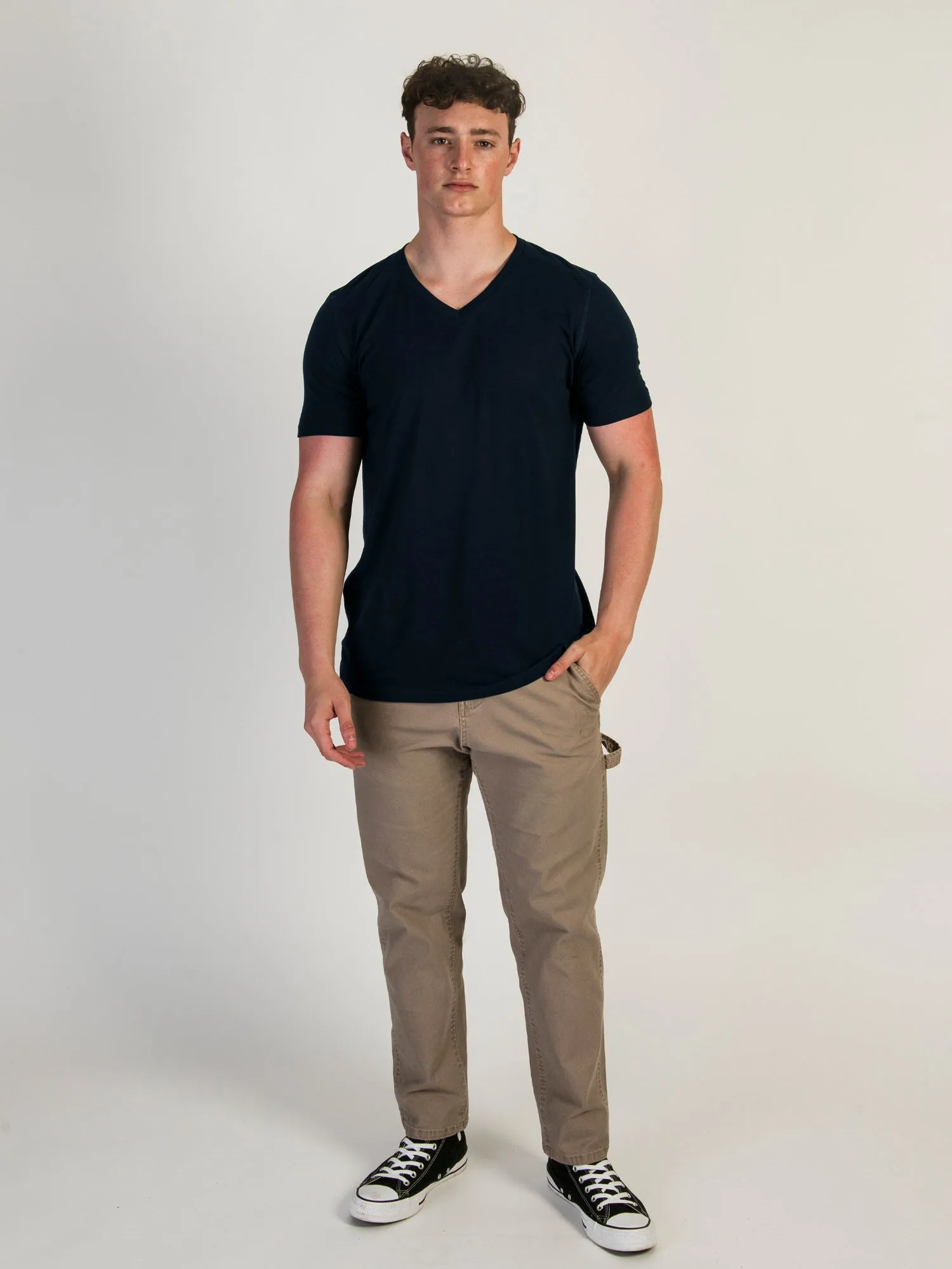 VICTOR V-NECK TEE - NAVY sold by Boathouse product image thumbnail 2