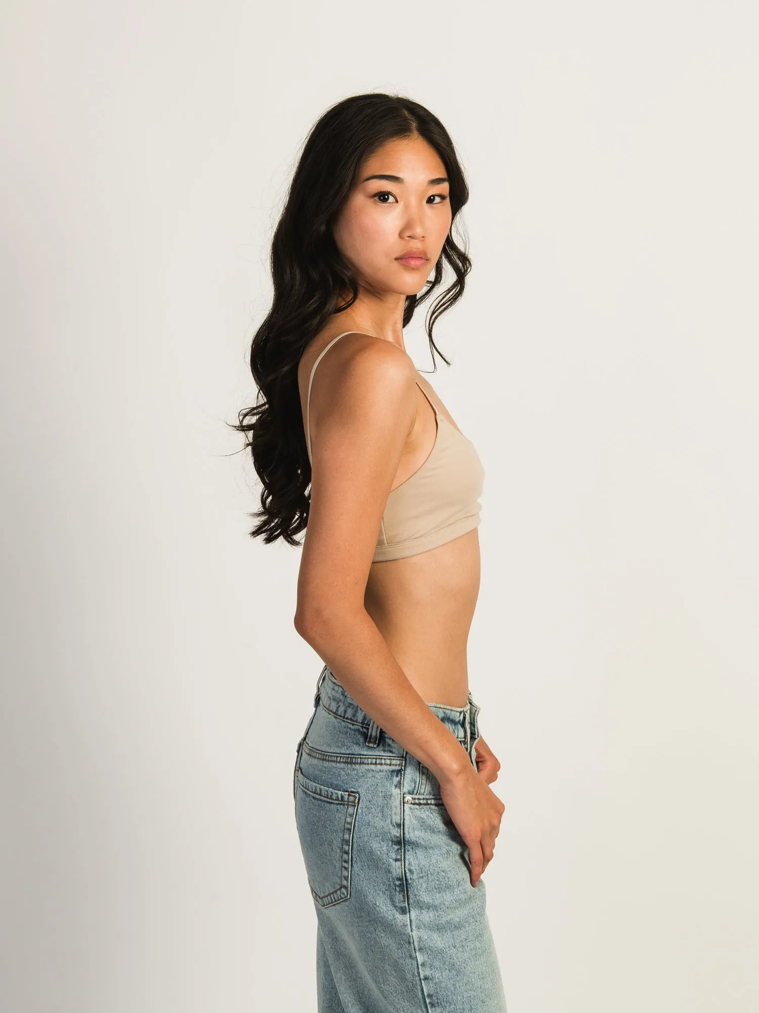 HARLOW CLASSIC SCOOP BRALETTE - NUDE sold by Boathouse product image thumbnail 2