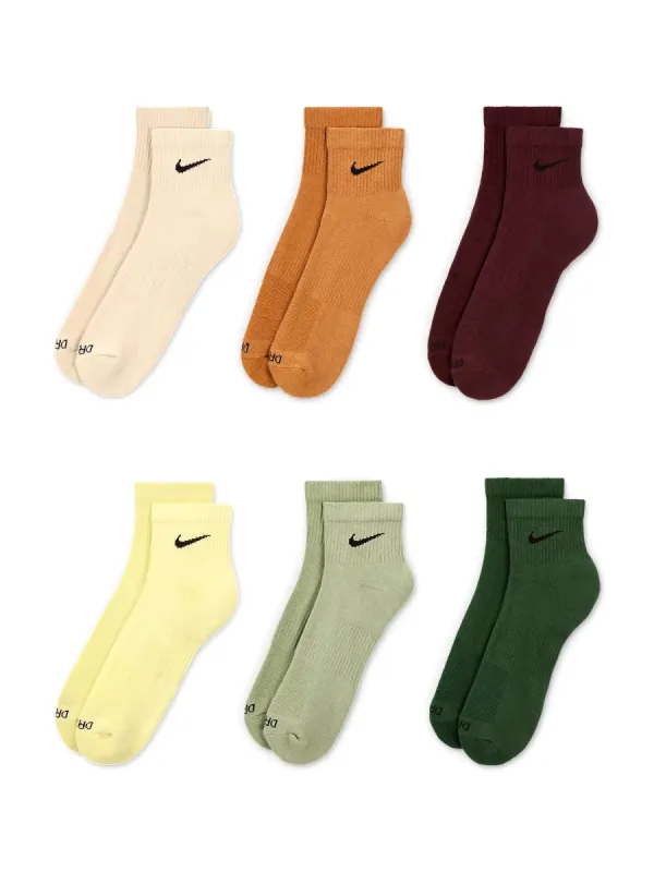 NIKE EVERYDAY CUSHIONED ANKLE SOCKS 6PK sold by Boathouse