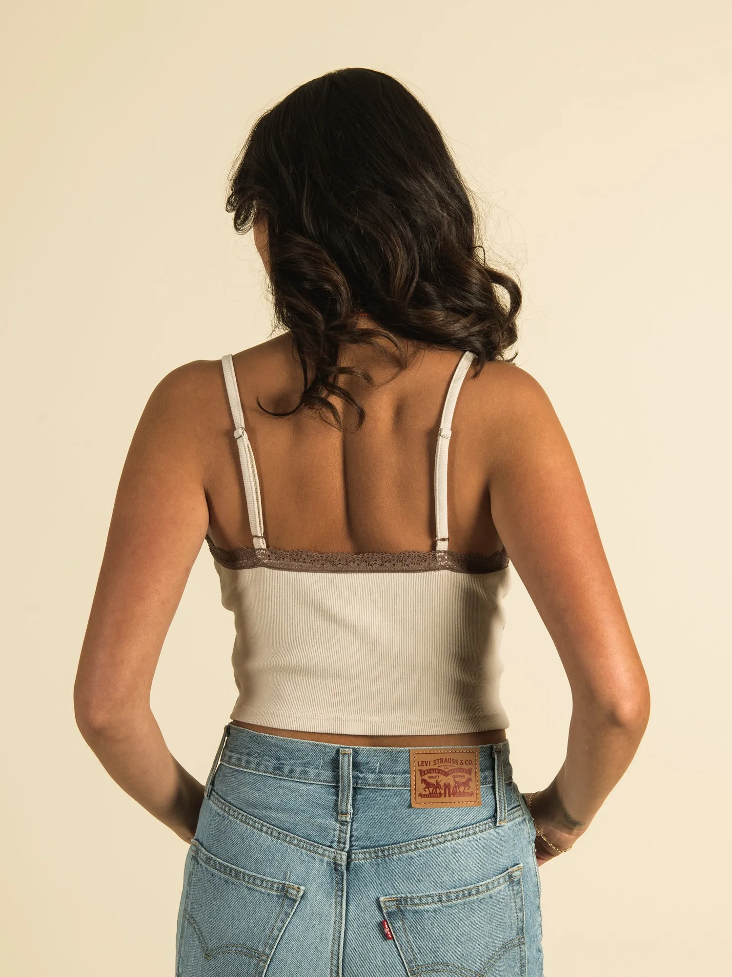 HARLOW LACE V-NECK TANK TOP - CLEARANCE sold by Boathouse product image thumbnail 4