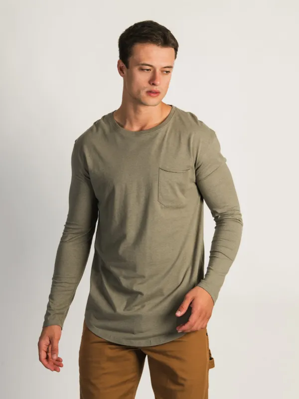LONGLINE LONG SLEEVE TEE - COMBAT sold by Boathouse