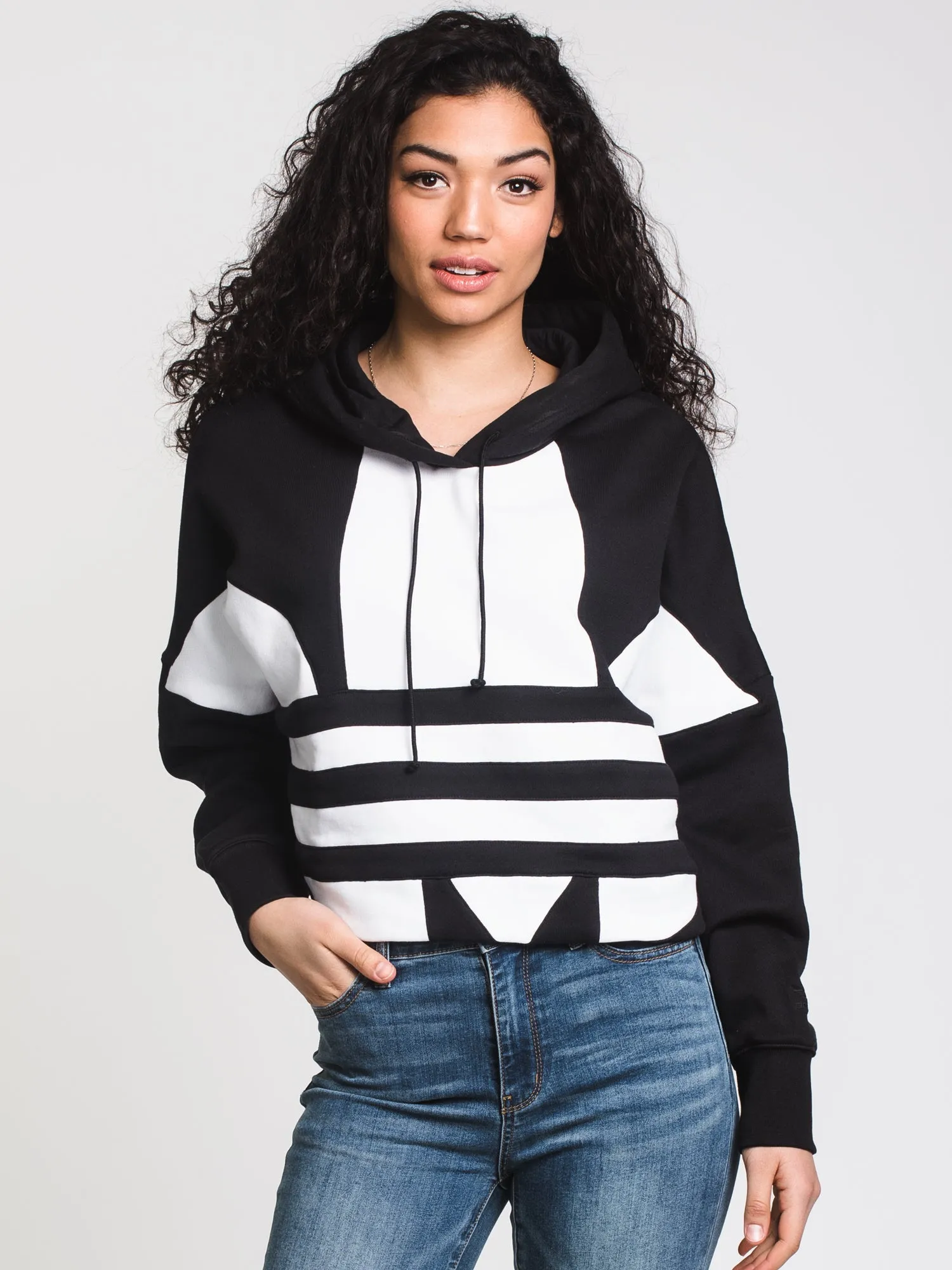 ADIDAS CROP PULLOVER LARGE LOGO - CLEARANCE sold by Boathouse product image thumbnail 4