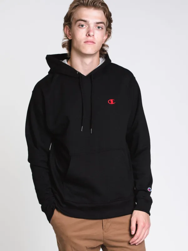 MENS COLOUR POP PULLOVER HOODIE - BLACK/RED - CLEARANCE sold by Boathouse
