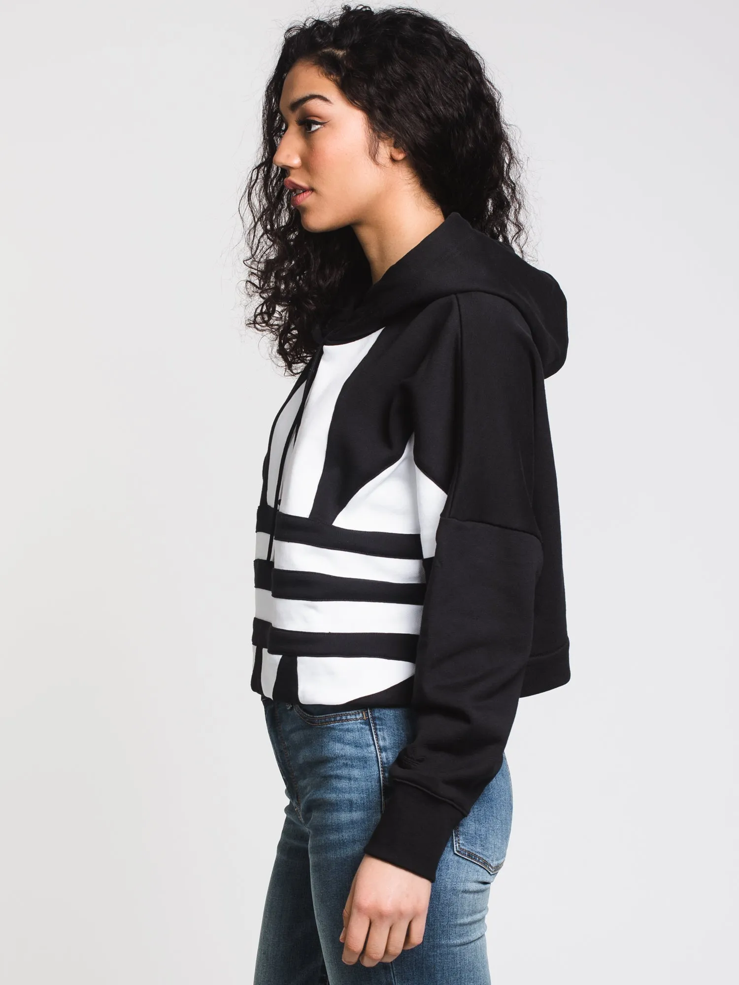 ADIDAS CROP PULLOVER LARGE LOGO - CLEARANCE sold by Boathouse product image thumbnail 3