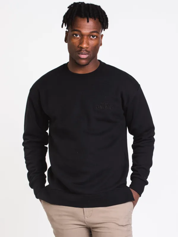 MENS PROJECT ZANEROBE CREW - BLACK - CLEARANCE sold by Boathouse