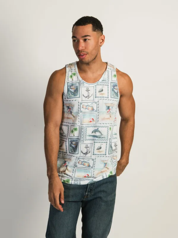 KOLBY JULIAN SCATTER PRINT TANK sold by Boathouse