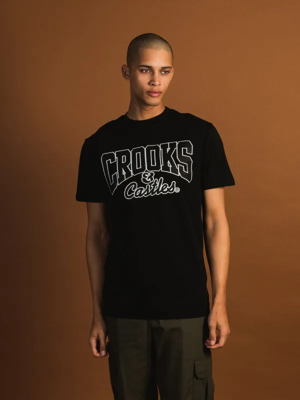 CROOKS & CASTLES CORE C&C LOGO T-SHIRT - CLEARANCE sold by Boathouse