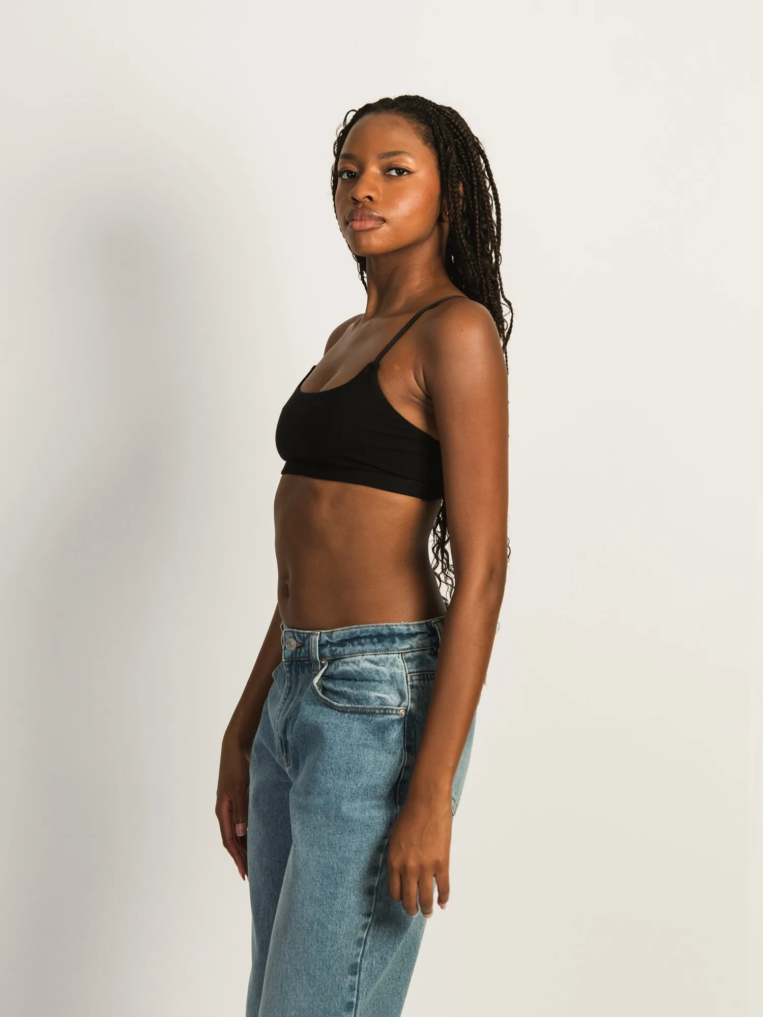 HARLOW CLASSIC SCOOP BRALETTE - BLACK sold by Boathouse product image thumbnail 2
