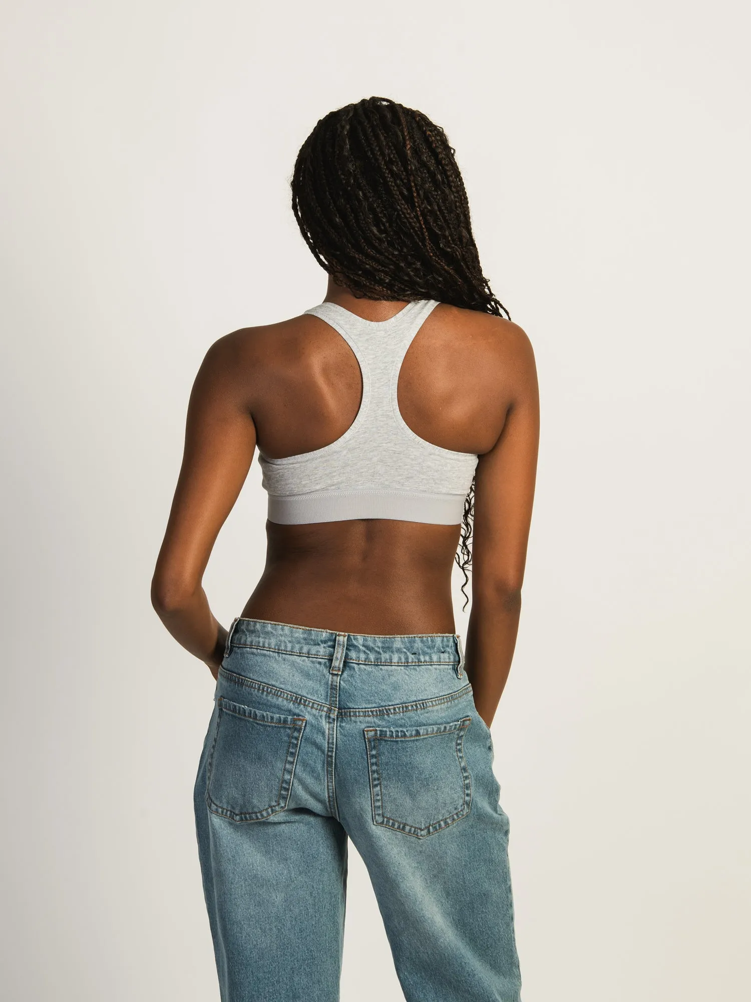 HARLOW RACERBACK MELANGE BRALETTE - HEATHER GREY sold by Boathouse product image thumbnail 3