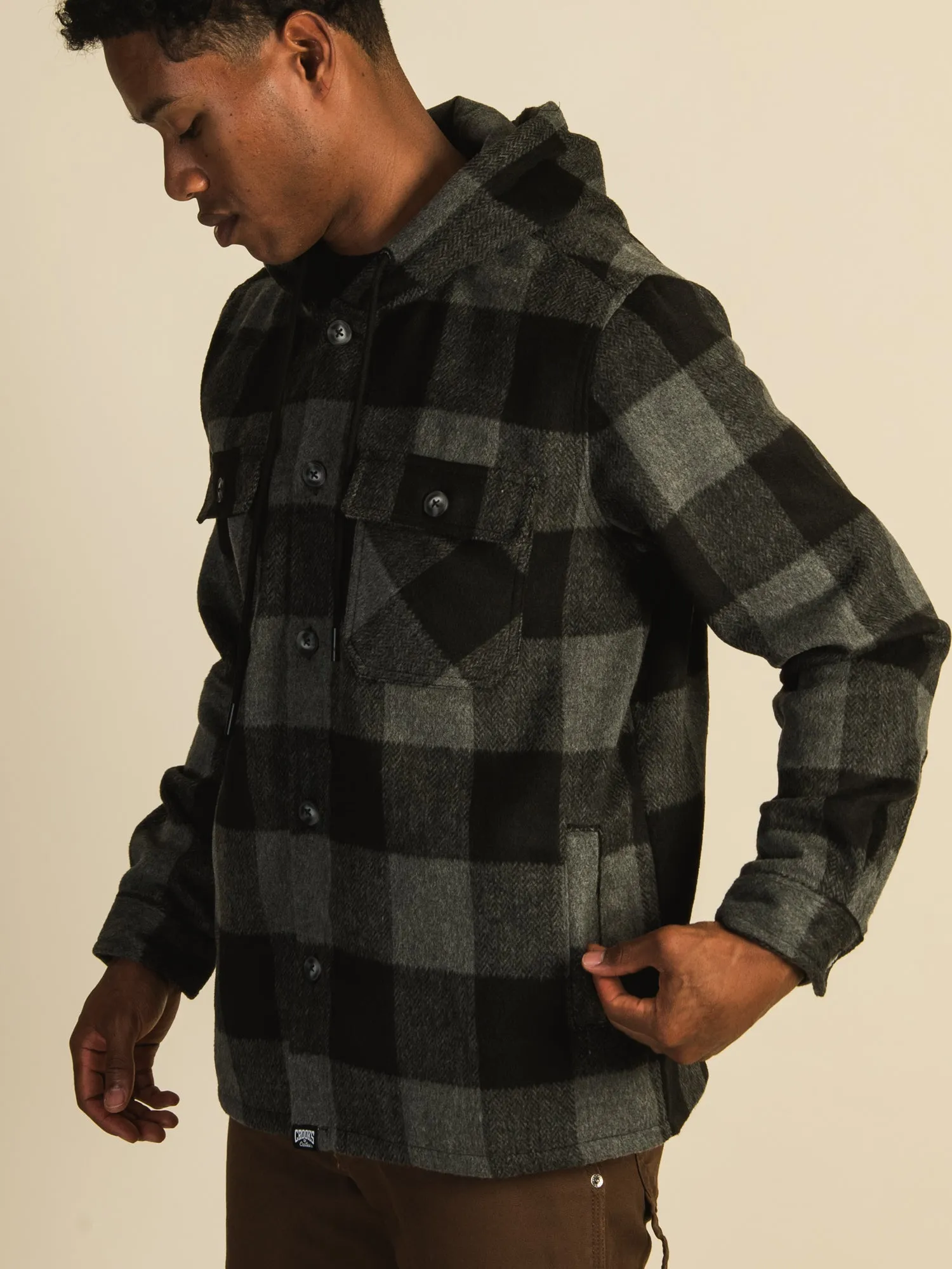 CROOKS & CASTLES BRUSHED FLANNEL OVERSHIRT - CLEARANCE sold by Boathouse product image thumbnail 3