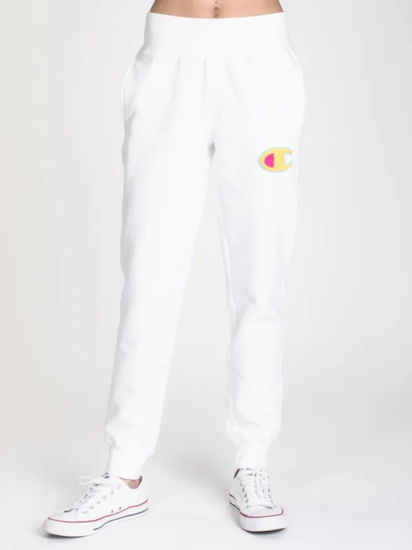 WOMENS REV WEAVE CHN JOGGER - WHITE - CLEARANCE sold by Boathouse