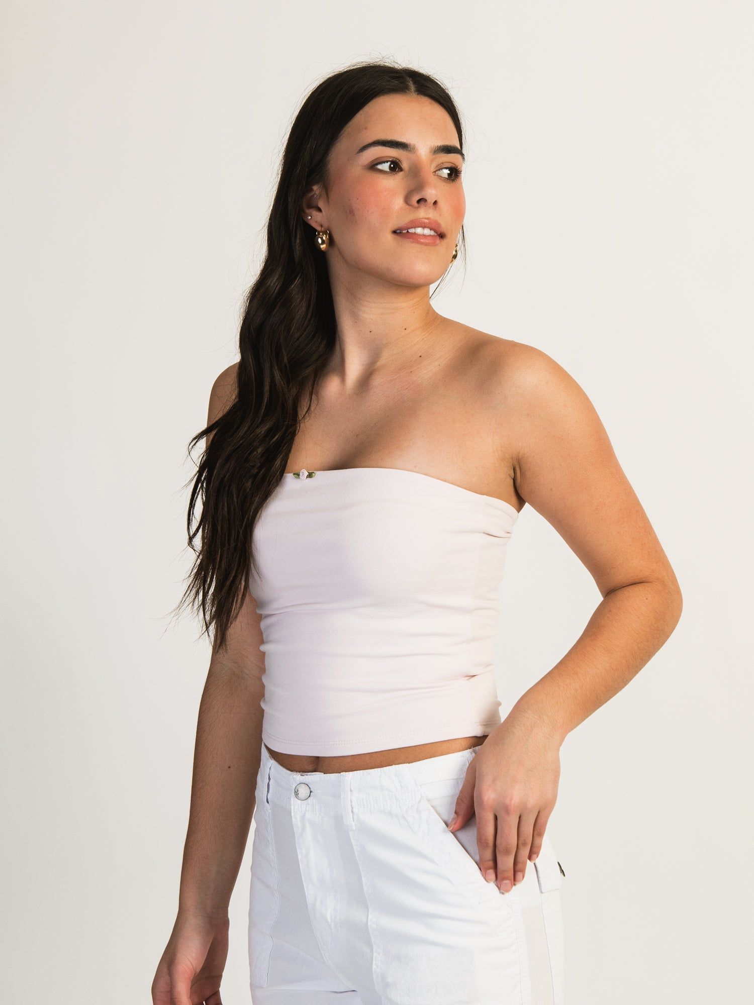 HARLOW BAILEY TUBE TOP - BABY PINK sold by Boathouse product image thumbnail 2