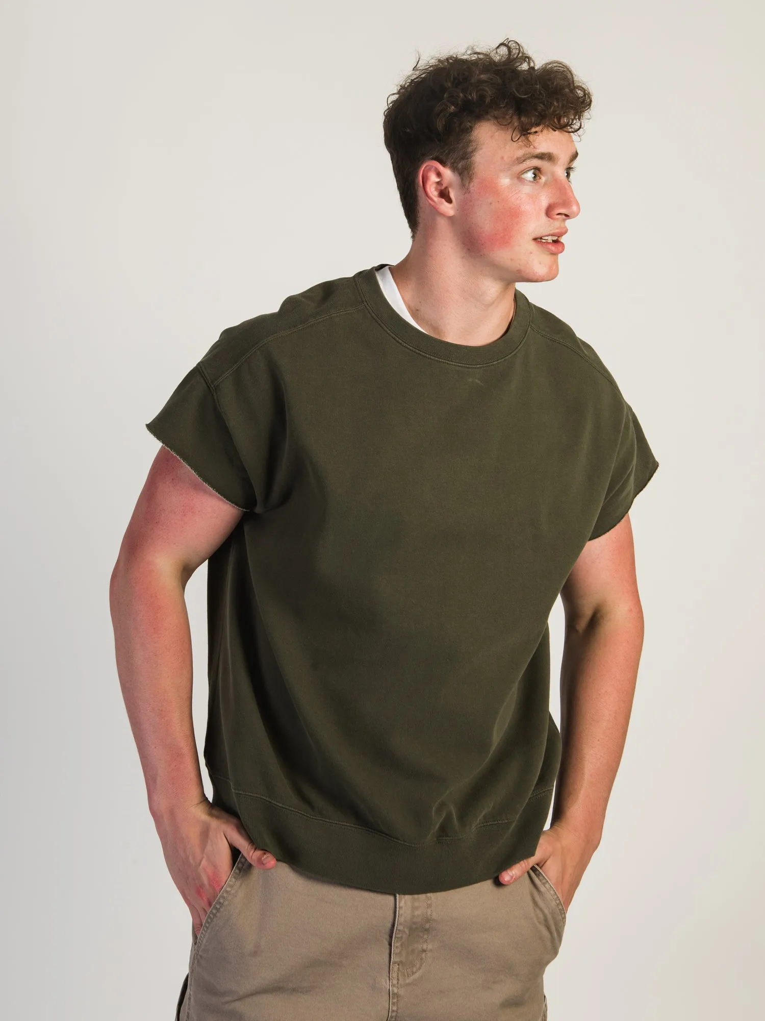 KOLBY HOPPER GARMENT DYE SLEEVELESS TEE - CLEARANCE sold by Boathouse product image thumbnail 2