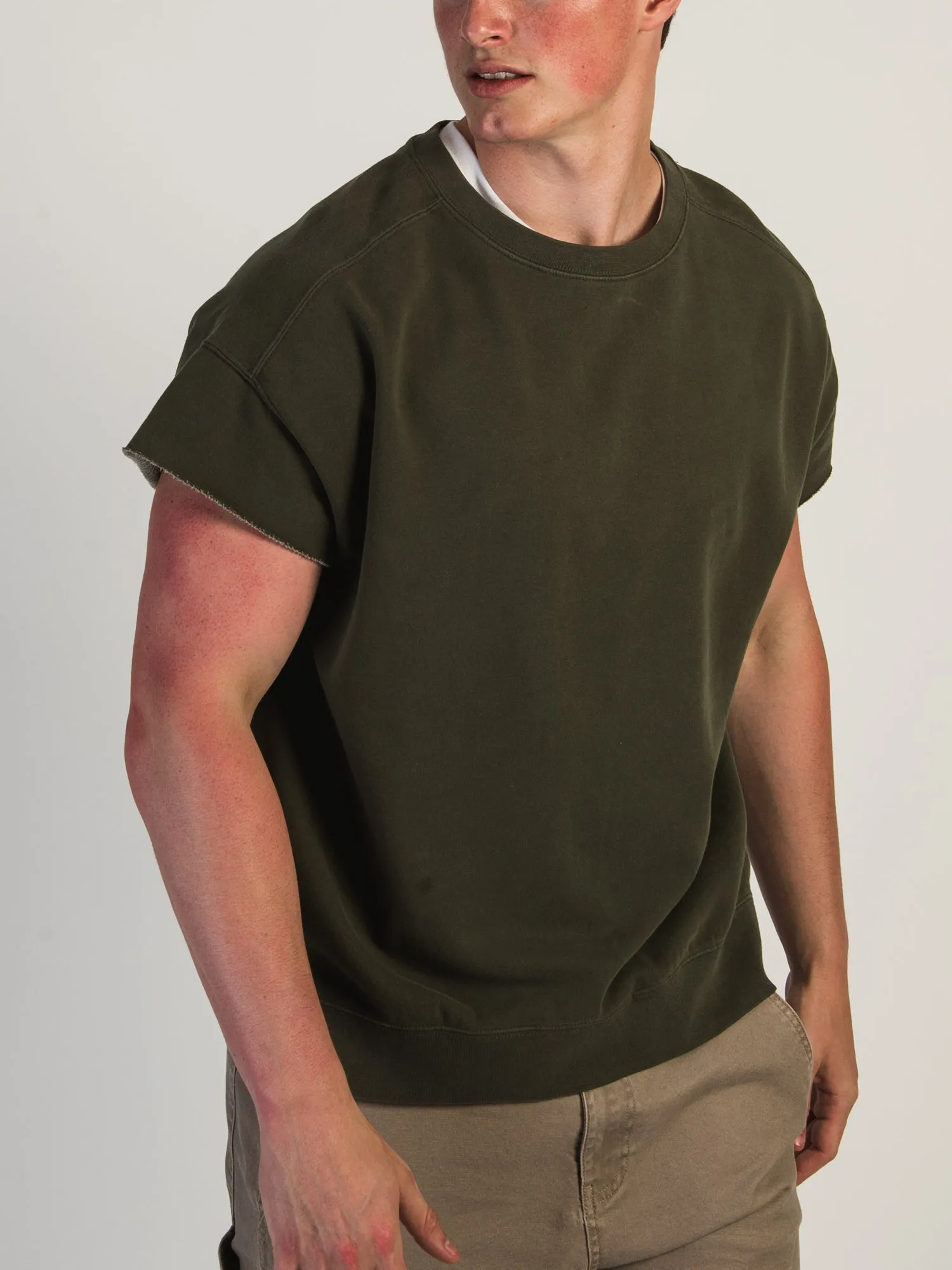 KOLBY HOPPER GARMENT DYE SLEEVELESS TEE - CLEARANCE sold by Boathouse product image thumbnail 3