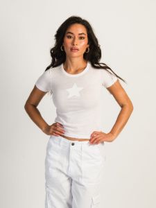 HARLOW STEVIE TEE - BABY PINK - CLEARANCE sold by Boathouse