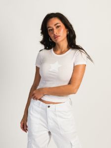 HARLOW STEVIE TEE - BABY PINK - CLEARANCE sold by Boathouse