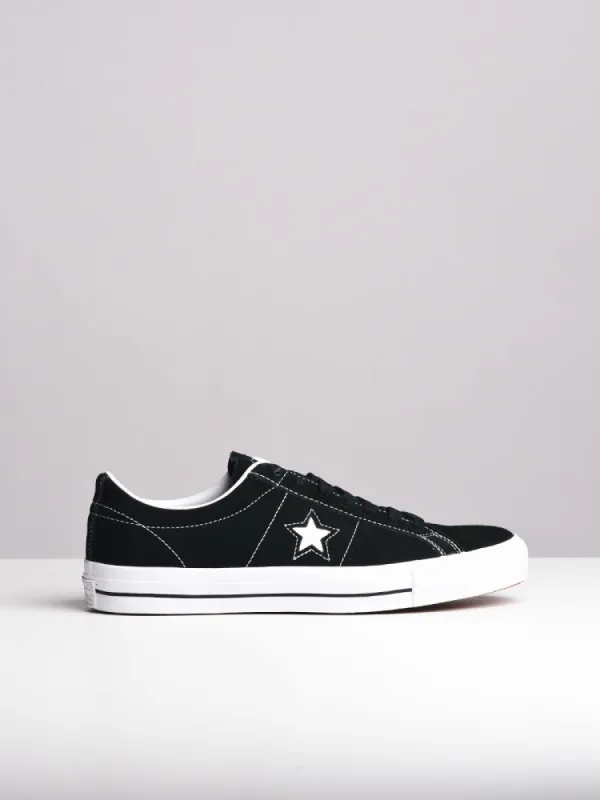 MENS ONE STAR PRO BLACK/WHITE SNEAKERS - CLEARANCE made by Boathouse