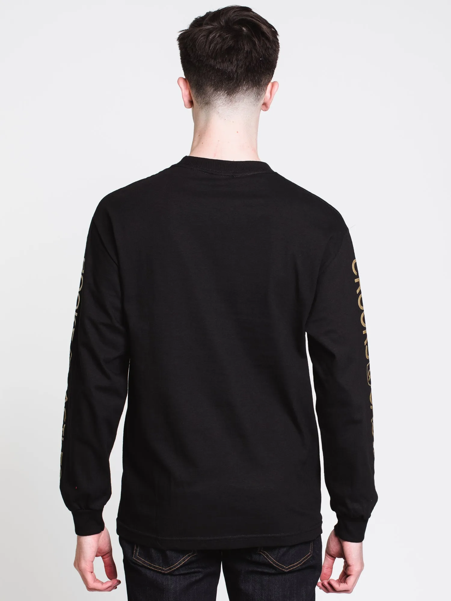 MENS GOLD DUEL SNAKES LONG SLEEVE T-SHIRT - BLACK - CLEARANCE sold by Boathouse product image thumbnail 2