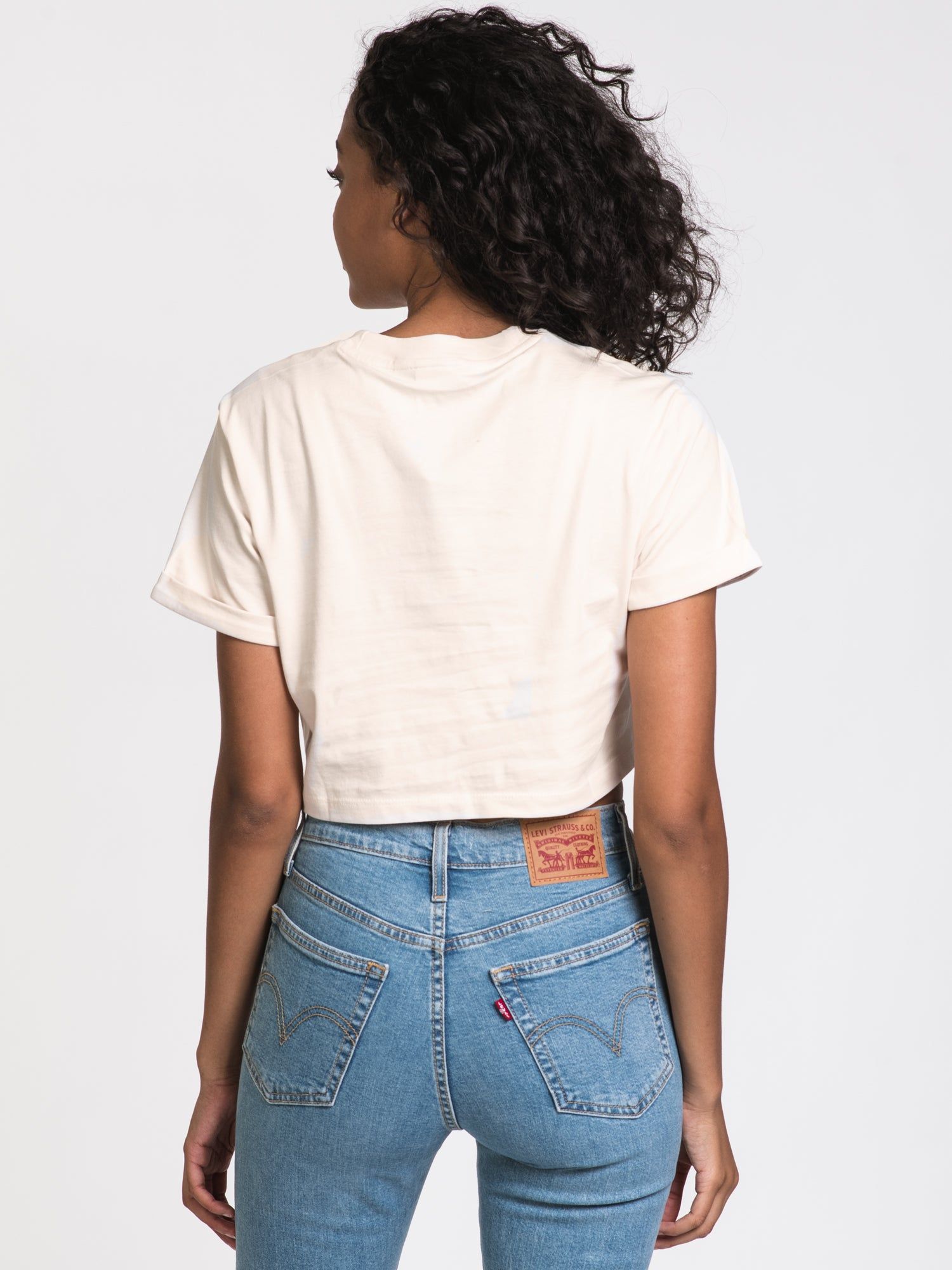 ADIDAS CROPPED LOGO TEE - CLEARANCE sold by Boathouse product image thumbnail 3