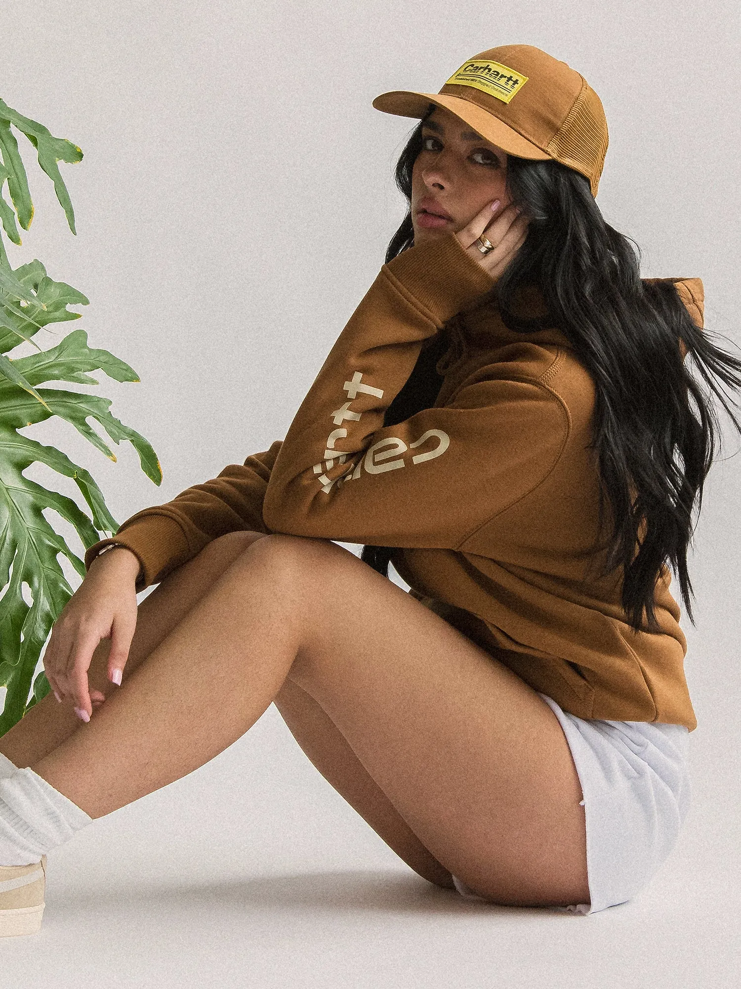 CARHARTT LOGO SLV PULLOVER HOODIE sold by Boathouse