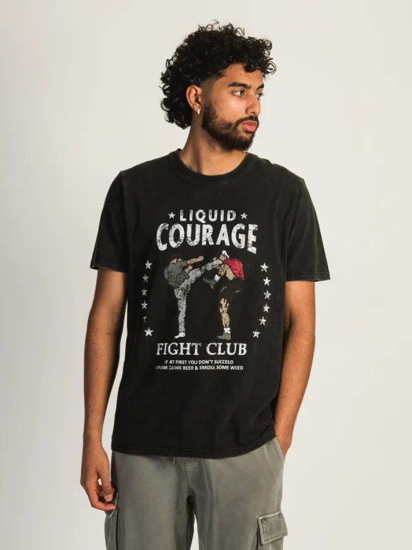 KOLBY ARAMIS SCREEN TEE - LIQUID COURAGE - CLEARANCE sold by Boathouse