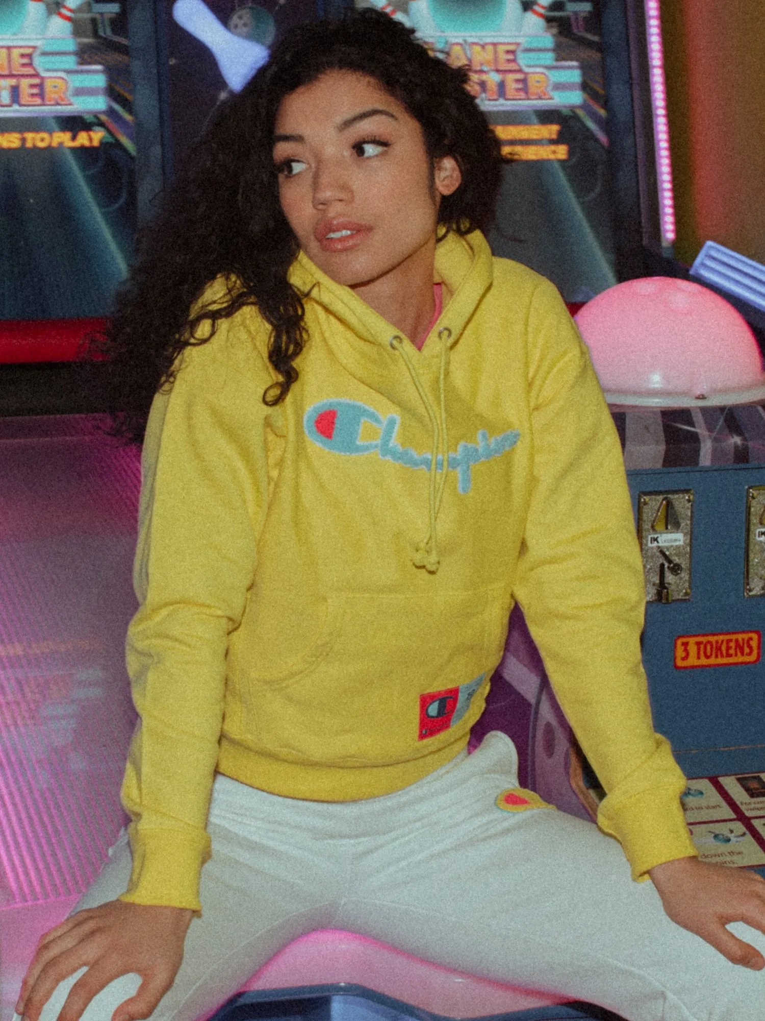 WOMENS REV WEAVE CHN PULLOVER HOODIE - YELLOW - CLEARANCE sold by Boathouse product image thumbnail 2