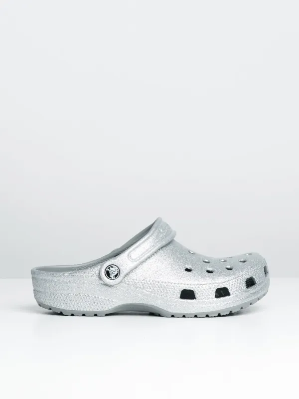 WOMENS CROCS CLASSIC GLITTER CLOGS - CLEARANCE sold by Boathouse