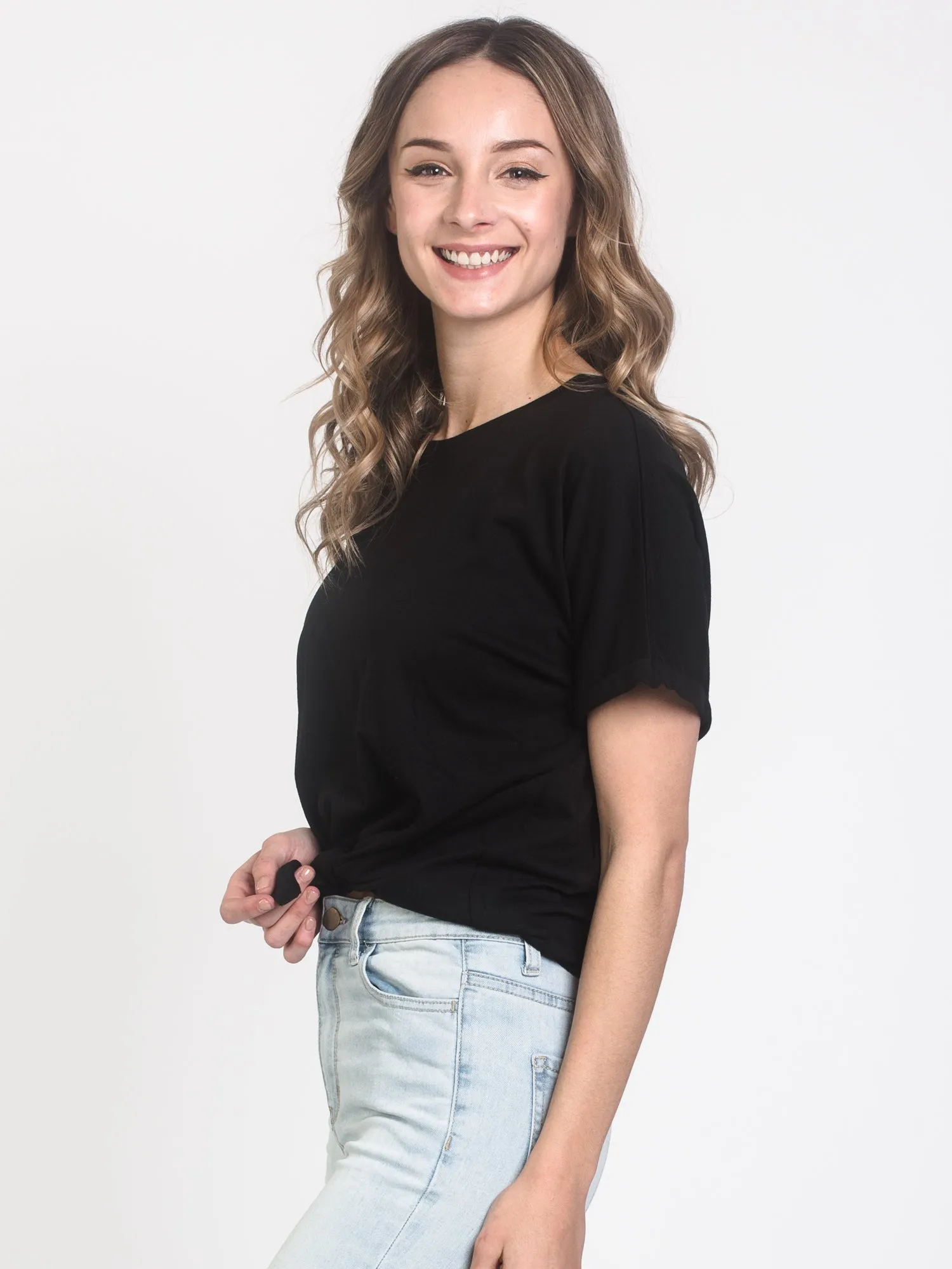 WOMENS LAYLA KNOTTED TEE - CLEARANCE sold by Boathouse product image thumbnail 3