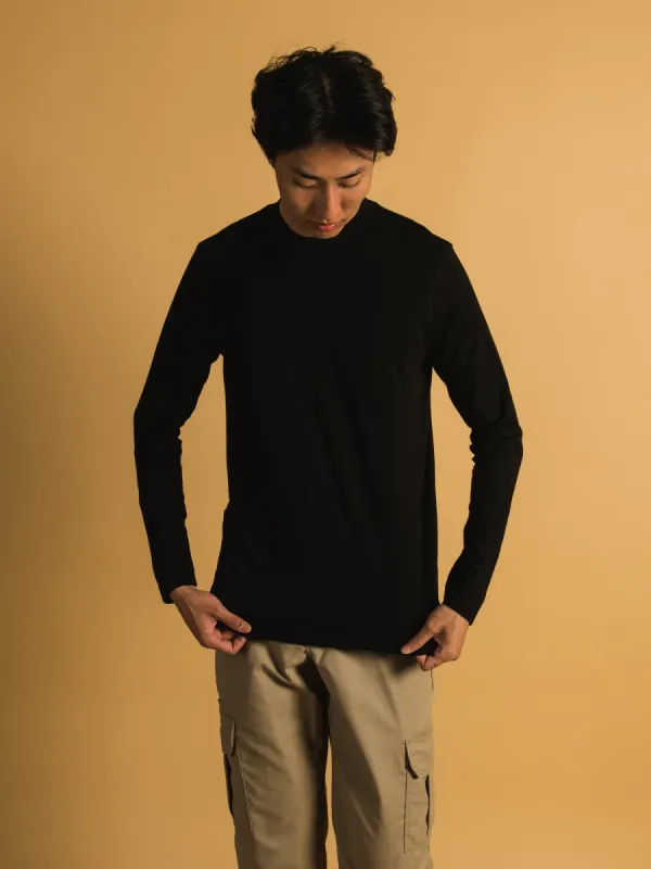 LONG SLEEVE MOCKNECK T-SHIRT - CLEARANCE sold by Boathouse
