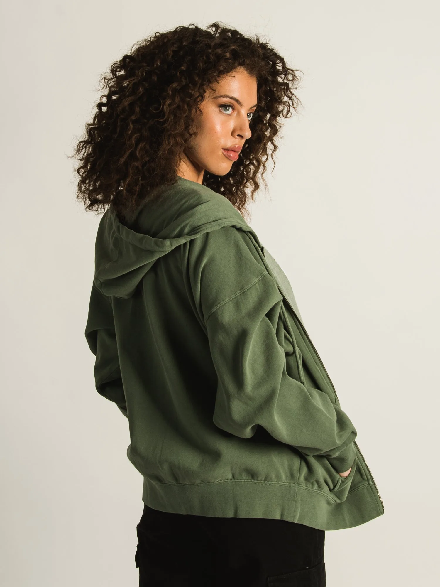 HARLOW MARIAH OVERSIZED ZIP UP HOODIE - CLEARANCE sold by Boathouse product image thumbnail 3