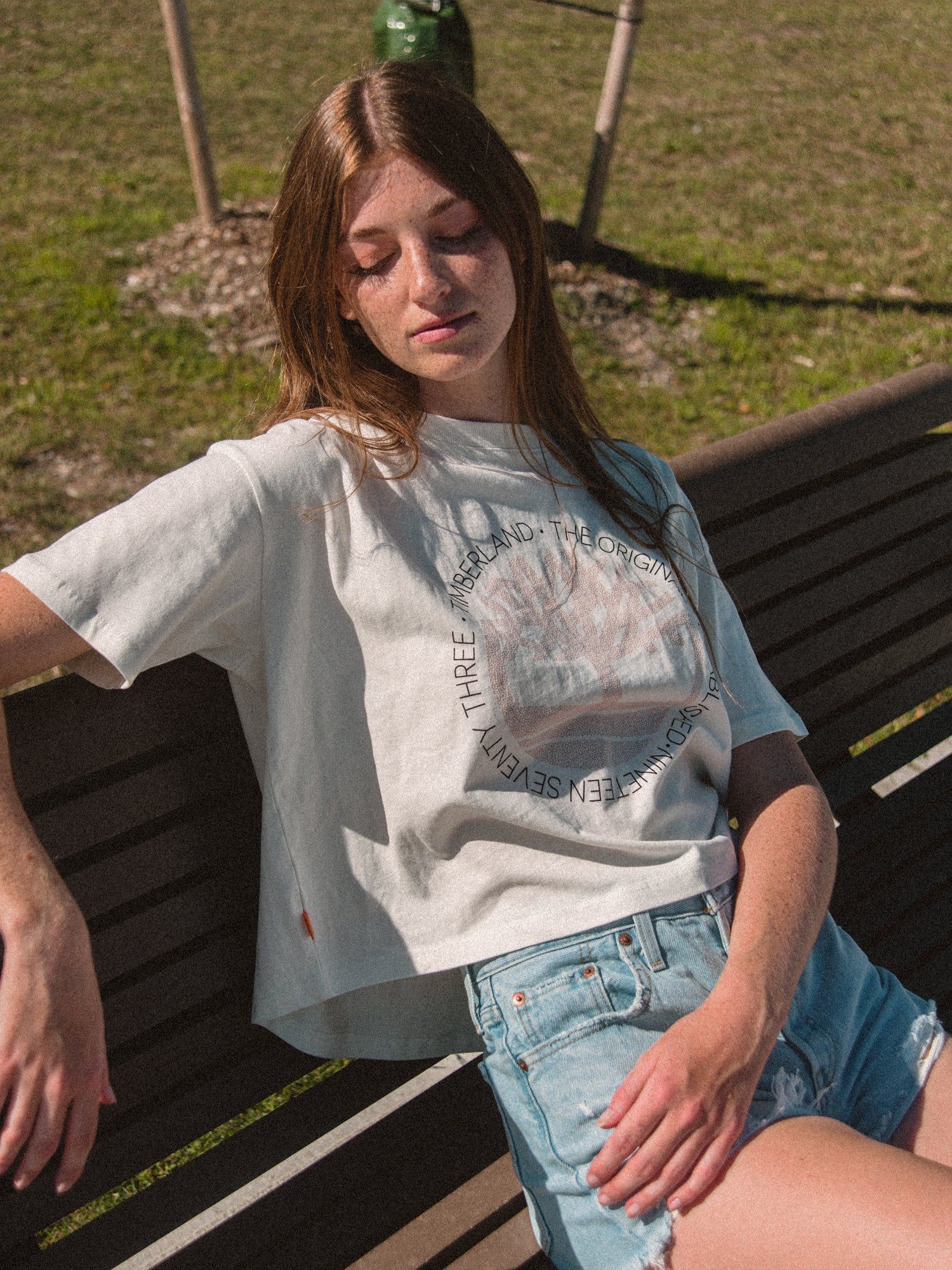 TIMBERLAND CROPPED LOGO T-SHIRT - CLEARANCE sold by Boathouse