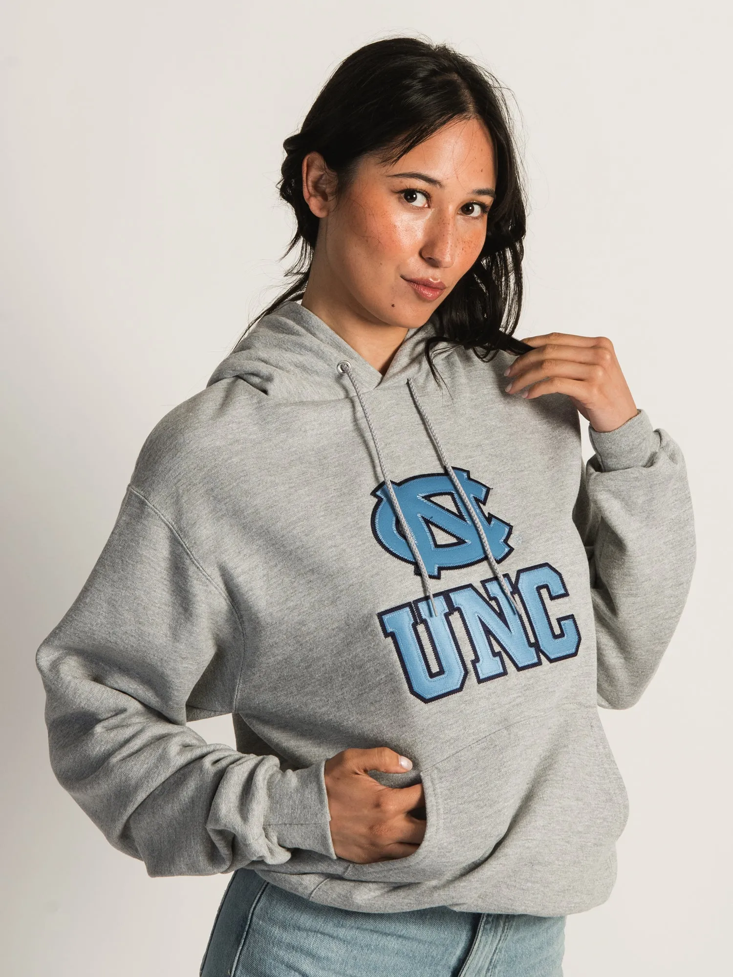 CHAMPION CAROLINA BIG LOGO PULLOVER HOODIE - CLEARANCE sold by Boathouse product image thumbnail 2