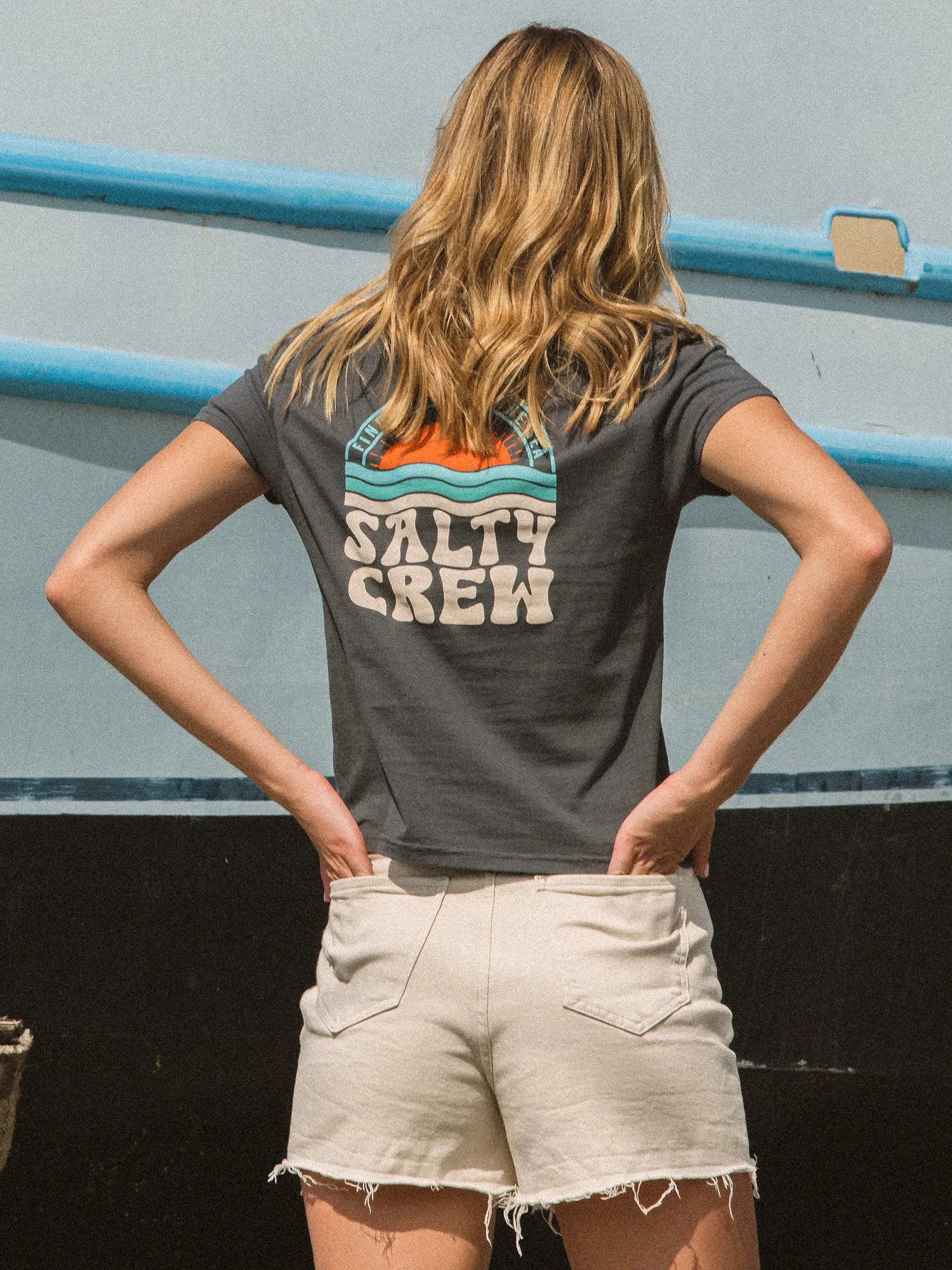SALTY CREW SUNDOWN MODERN T-SHIRT sold by Boathouse
