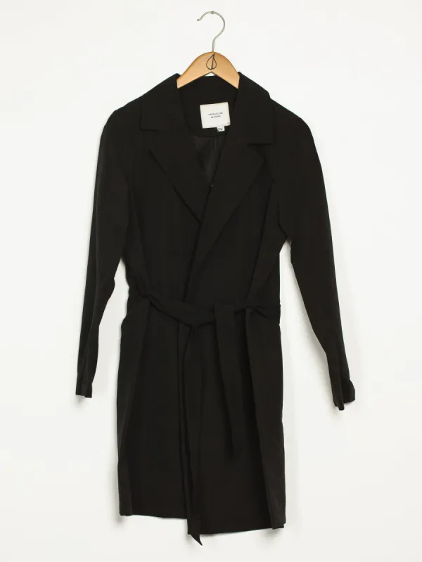 WOMENS PASCHAL TRENCH COAT - BLACK - CLEARANCE sold by Boathouse
