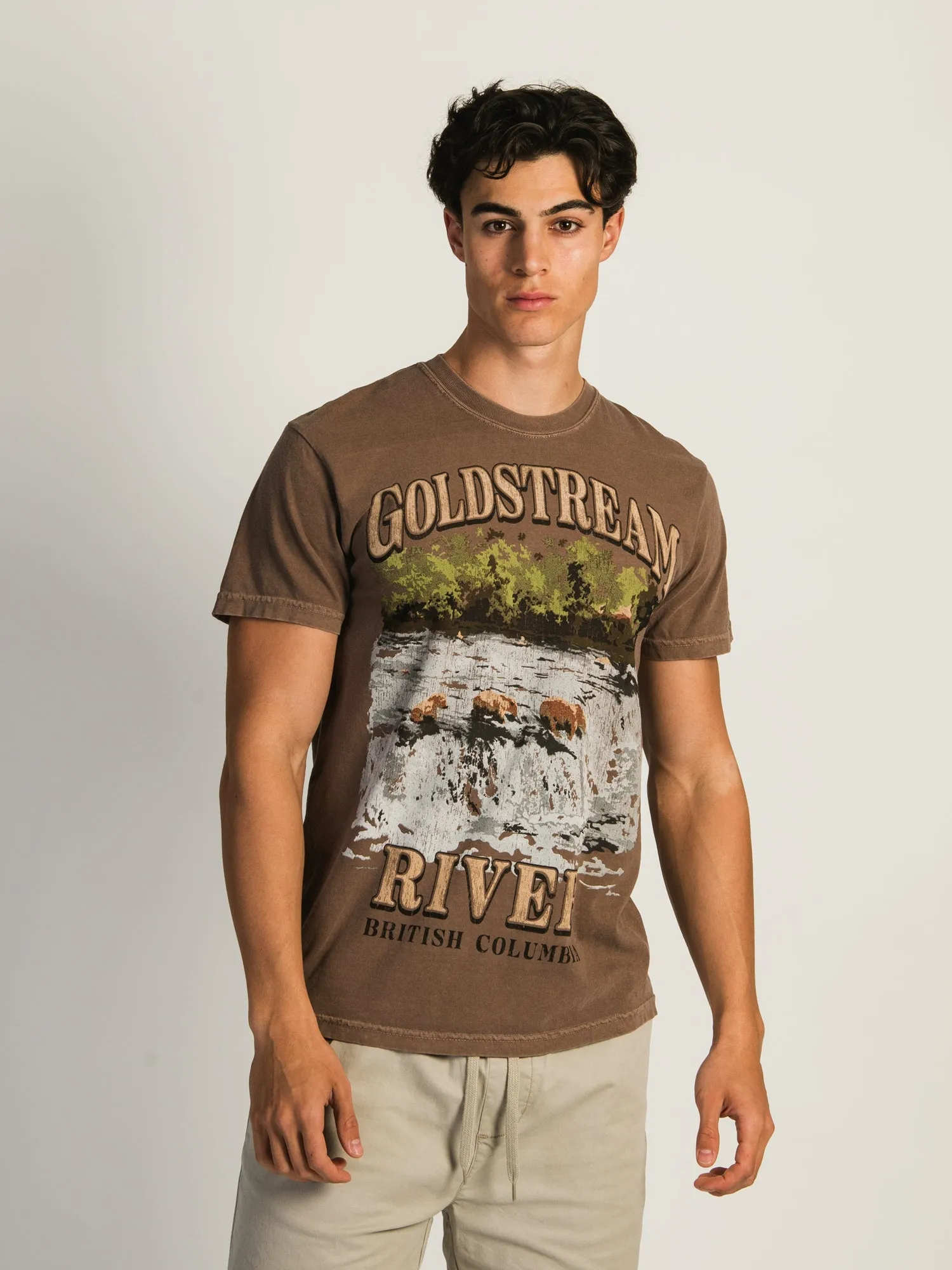 KOLBY NATURE T-SHIRT - GOLDSTREAM RIVER BC - CLEARANCE sold by Boathouse
