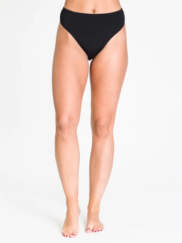 VITAMIN SEA RIBBED HIGH WASTED BIKINI BOTTOM - CLEARANCE sold by Boathouse