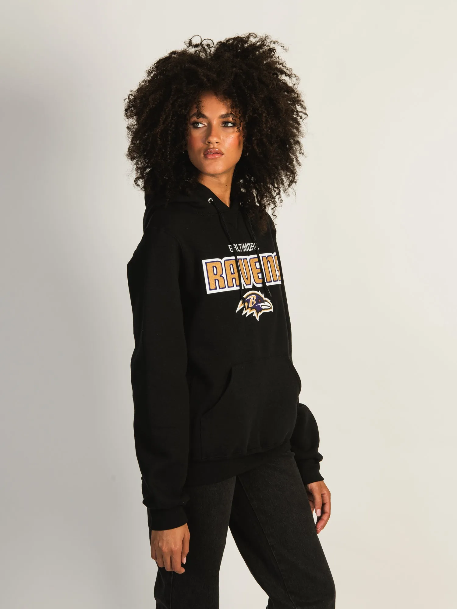 NFL BALTIMORE RAVENS LOGO PULLOVER HOODIE sold by Boathouse product image thumbnail 4