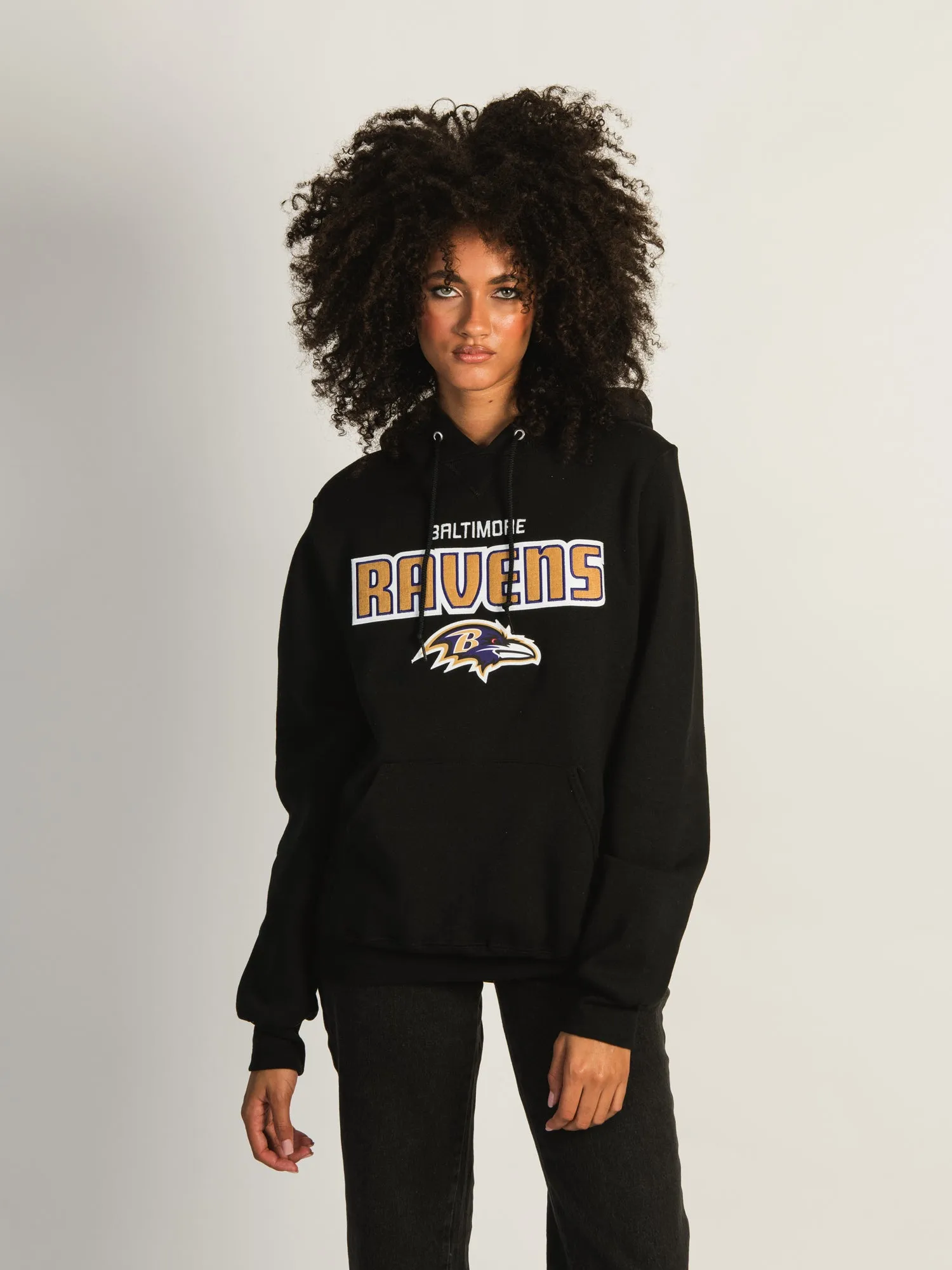 NFL BALTIMORE RAVENS LOGO PULLOVER HOODIE sold by Boathouse product image thumbnail 2