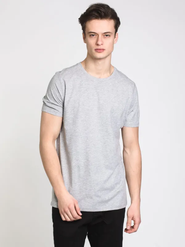 MENS VICTOR CREWNECK T - GREY MIX - CLEARANCE sold by Boathouse