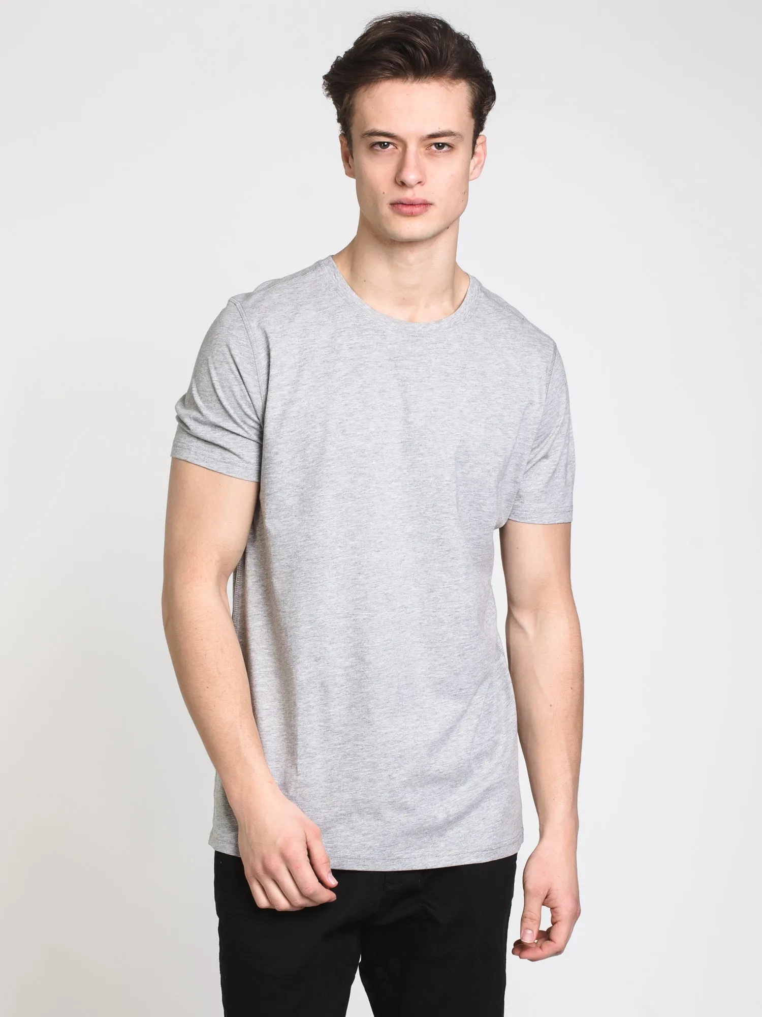 MENS VICTOR CREWNECK T - GREY MIX - CLEARANCE sold by Boathouse